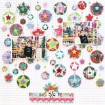 Picture of American Crafts Paige Evans Cardstock Αυτοκόλλητα με Red Foil - Sugarplum Wishes, 81τεμ.