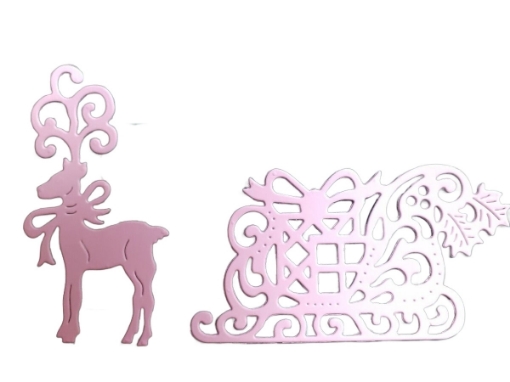 Picture of Sweet Dixie Metal Dies | Μεταλλικές Μήτρες Κοπής – Reindeer & Sleigh