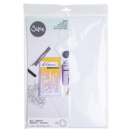 Picture of Sizzix Masking Film Sheets Αυτοκόλλητα Φιλμ για Masking και Δημιουργία Στένσιλ - A4, 10τεμ.