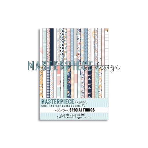 Picture of Masterpiece Design Pocket Page Cards Κάρτες Journaling 3"x4" - Special Things, 20τεμ.