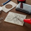 Picture of Essdee MasterCut Stamp Carving Kit | Πλήρες Κιτ Χάραξης & Κατασκευής Σφραγίδων με Μελάνι & Εργαλεία, 11 τεμ.