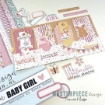 Picture of Masterpiece Design Διακοσμητικά Εφήμερα - Baby Girl, Text, 40τεμ.