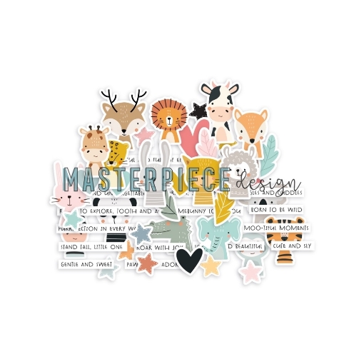 Picture of Masterpiece Design Διακοσμητικά Εφήμερα - Baby Animals, 40τεμ.