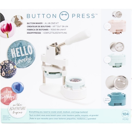 Picture of We R Makers - Button Press Kit Bundle - Κιτ Πρέσα Κατασκευής Κονκάρδας 