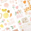 Picture of American Crafts Cardstock Αυτοκόλλητα - Hello Little Girl, 91τεμ.