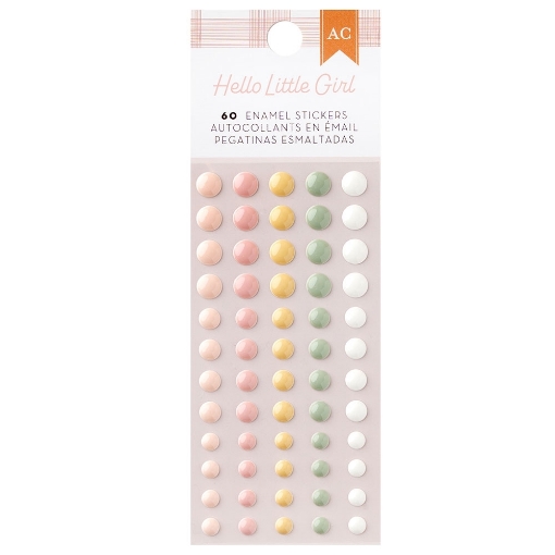Picture of American Crafts Αυτοκόλλητες Πέρλες - Hello Little Girl, 60τεμ.