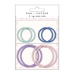 Picture of American Crafts Bea Valint Poppy and Pear Rings Hinged - Χρωματιστοί Κρίκοι Βιβλιοδεσίας , 8τεμ.