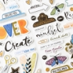 Picture of American Crafts Vicki Boutin Thickers Αυτοκόλλητα - Discover + Create, Phrase Daily Reminder, 82τεμ.