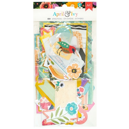 Picture of American Crafts Vicki Boutin Διακοσμητικά Εφήμερα - April & Ivy, Journaling, 60τεμ.