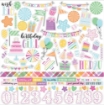 Picture of Echo Park Συλλογή Χαρτιών Scrapbooking Διπλής Όψης 12"X12" - Make A Wish Birthday Girl