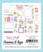Picture of Echo Park Cardstock Εφήμερα Frames & Tags | Make A Wish Birthday Girl, 34τεμ.