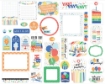 Picture of Echo Park Cardstock Εφήμερα Frames & Tags | Make A Wish Birthday Boy, 34τεμ.