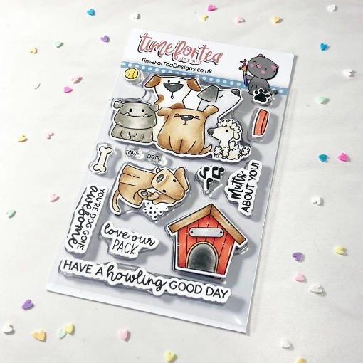 Picture of Time For Tea Designs Διάφανες Σφραγίδες - Dog Gone Mutts, 14τεμ,