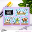 Picture of Heffy Doodle Metric Storyboard Backdrop | Μεταλλικές Μήτρες Κοπής A6 με 5 Stitched Παράθυρα, 6τεμ.