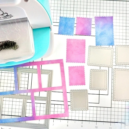 Picture of Heffy Doodle Metric Storyboard Backdrop | Μεταλλικές Μήτρες Κοπής A6 με 5 Stitched Παράθυρα, 6τεμ.