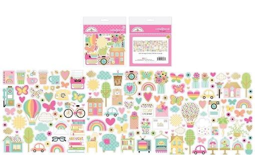 Picture of Doodlebug Design Odds & Ends | Διακοσμητικά Εφήμερα – Hello Again, 160τεμ.