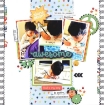 Picture of American Crafts Μπλοκ Scrapbooking Διπλής Όψης 6"X8" - Cool Boy