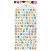 Picture of American Crafts Puffy Αυτοκόλλητα -  April & Ivy, Alpha Gold Foil, 133τεμ.