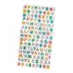 Picture of American Crafts Puffy Αυτοκόλλητα -  April & Ivy, Alpha Gold Foil, 133τεμ.