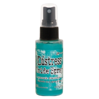 Picture of Tim Holtz Distress Oxide Spray | Υβριδικό Μελάνι Οξείδωσης σε Σπρέι για Mixed Media - Peacock Feathers