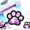Picture of Heffy Doodle Pretty Pawsome | Μεταλλικές Μήτρες Κοπής για Shaker Πατούσα & Σκυλάκια, 11τεμ.