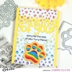 Picture of Heffy Doodle Pretty Pawsome | Μεταλλικές Μήτρες Κοπής για Shaker Πατούσα & Σκυλάκια, 11τεμ.