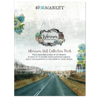 Picture of 49 And Market Scrapbooking Paper Collection | Συλλογή Χαρτιών Scrapbooking Διπλής Όψης 6''X8"  - Wherever, 24τεμ