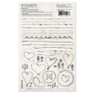 Picture of 49 And Market Rub-Ons 6"X8" - Stitching Essentials 01, 2pcs