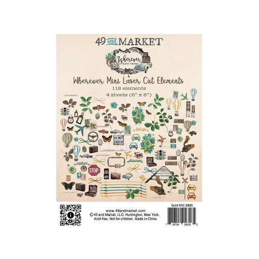 Picture of 49 And Market Wherever Mini Laser Cut | Διακοσμητικά Στοιχεία 118 τεμ.
