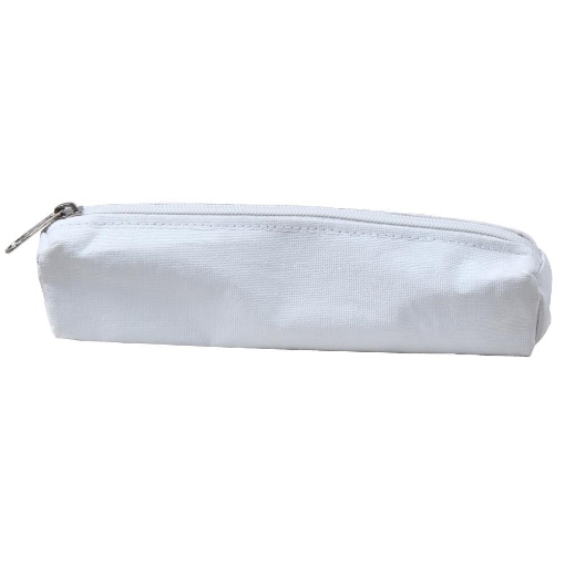 Picture of Little Birdie Customizable Canvas Zipper Pouch  - Υφασμάτινη Κασετίνα 8"x2.5" - Λευκό
