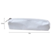 Picture of Little Birdie Customizable Canvas Zipper Pouch  - Υφασμάτινη Κασετίνα 8"x2.5" - Λευκό