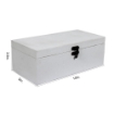 Picture of Little Birdie Customizable Canvas & MDF Box With Latch  - Ξύλινο Κουτί με Επένδυση από Καμβά 10" x 5" x 3.5"