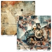 Picture of Mintay Papers Συλλογή Scrapbooking Διπλής Όψης 12"x12" - Traveller