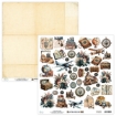 Picture of Mintay Papers Συλλογή Scrapbooking Διπλής Όψης 12"x12" - Traveller