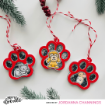 Picture of Heffy Doodle Pretty Pawsome | Μεταλλικές Μήτρες Κοπής για Shaker Πατούσα & Σκυλάκια, 11τεμ.