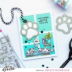 Picture of Heffy Doodle Pretty Pawsome | Μεταλλικές Μήτρες Κοπής για Shaker Πατούσα & Σκυλάκια, 11τεμ.