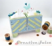 Picture of Sizzix ScoreBoards XL Die by Eileen Hull Μήτρα Κοπής Κουτί Ραπτικής- Cantilever Sewing Box
