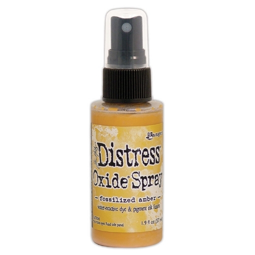 Picture of Tim Holtz Distress Oxide Spray | Υδατοδιαλυτό Σπρέι Mist – Fossilized Amber