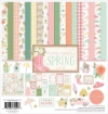 Picture of Carta Bella Συλλογή Χαρτιών Scrapbooking Διπλής Όψεως 12" x 12" – Here Comes Spring