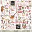 Picture of Echo Park Συλλογή Χαρτιών Scrapbooking Διπλής Όψης 12"X12" - Special Delivery Baby Girl