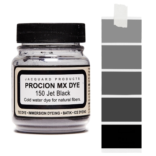 Picture of Jacquard Procion MX Fiber Reactive Cold Water Dye | Βαφή Υφάσματος με Κρύο Νερό – Jet Black