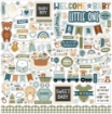 Picture of Echo Park Mega Bundle Collection Kit 12"X12" - Special Delivery Baby Boy, 315pcs