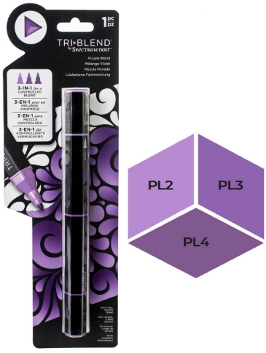 Picture of Spectrum Noir Triblend Markers Μαρκαδόρος Οινοπνεύματος 3 σε 1 - Pink Violet Blend  (PV2 PV3 PV4)