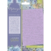 Picture of Crafter’s Companion Nature’s Garden Hydrangea Handwritten Letter | 2D Embossing Folder