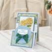 Picture of Crafter’s Companion Nature’s Garden Hydrangea Handwritten Letter | 2D Embossing Folder