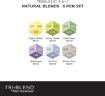 Picture of Spectrum Noir Triblend Markers Μαρκαδόρος Οινοπνεύματος 3 Σε 1 - Natural Blends Σετ, 6 τεμ