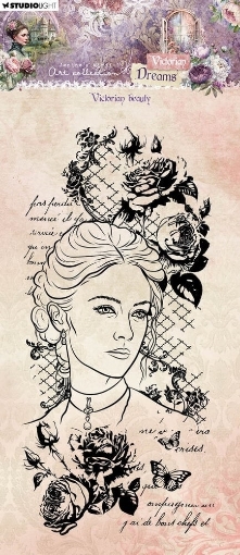 Picture of Studio Light Jenine's Mindful Art Διάφανη Σφραγίδα - Victorian Dreams, Victorian Beauty