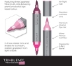 Picture of Spectrum Noir Triblend Brush Μαρκαδόρος Οινοπνεύματος 3 σε 1 - Hydrangea Blend (HB1 HB2 HB3)