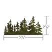Picture of Sizzix Thinlits Dies By Tim Holtz Μήτρες Κοπής - Tree Line