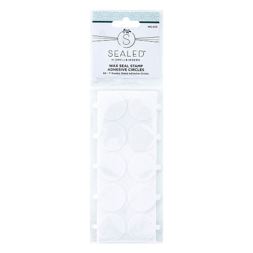 Picture of Spellbinders Wax Seal Adhesive Circles Αυτοκόλλητες Βάσεις για Σφραγίδες Κεριού 1'' - Sealed, 50τεμ.